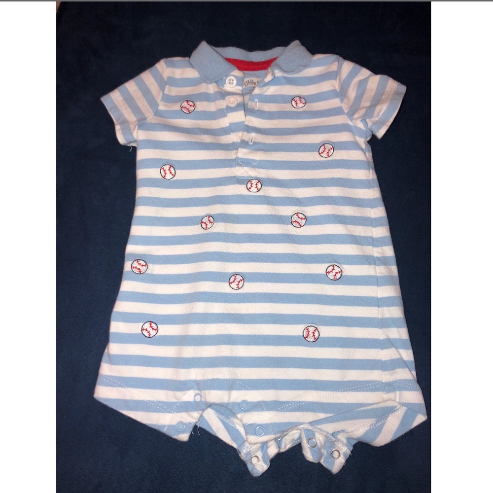 Baseball Romper